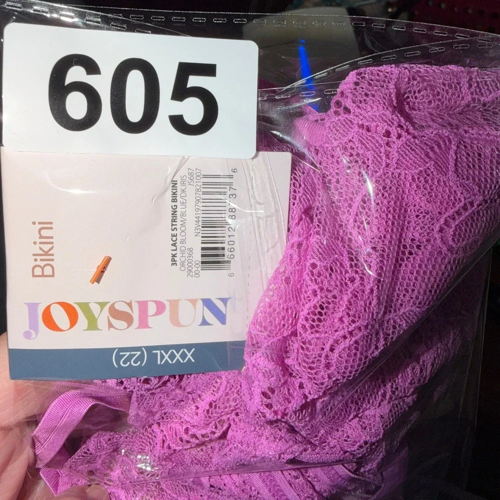 Joyspun floral thong
